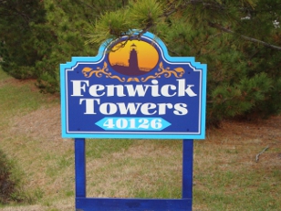 Fenwick Towers sign image